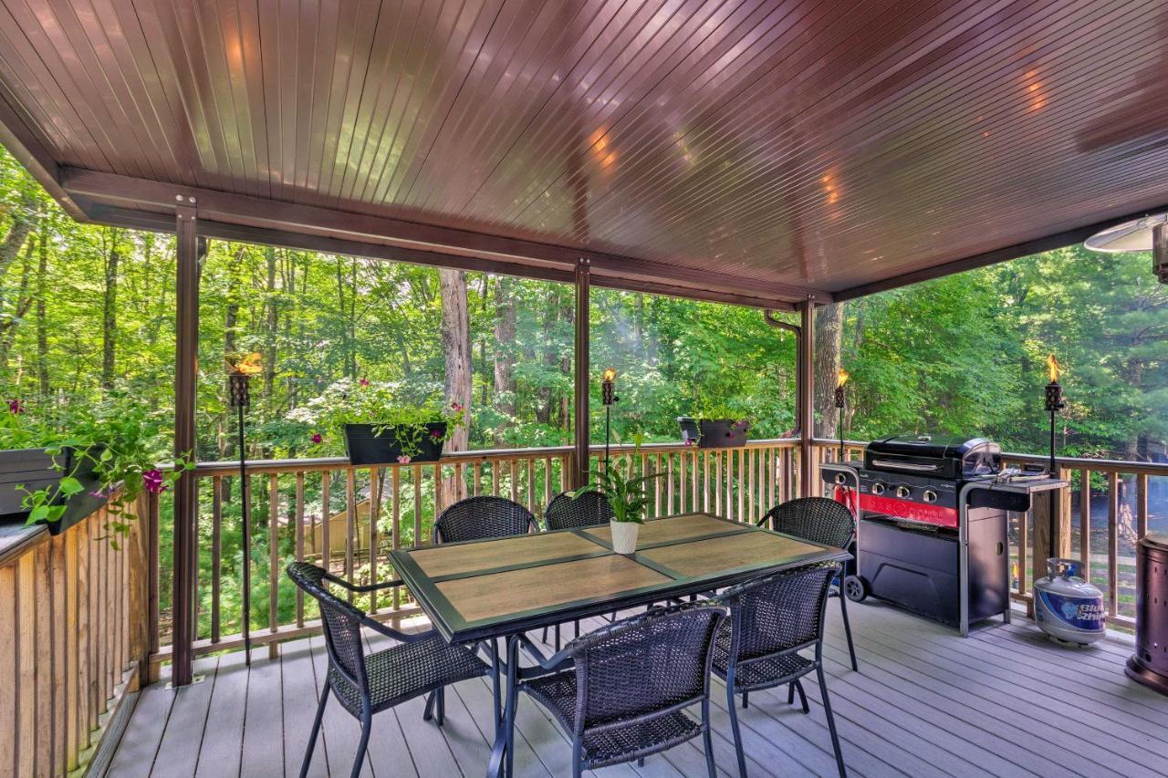 Beech Mountain Home With Covered Deck, Near Skiing! Ngoại thất bức ảnh