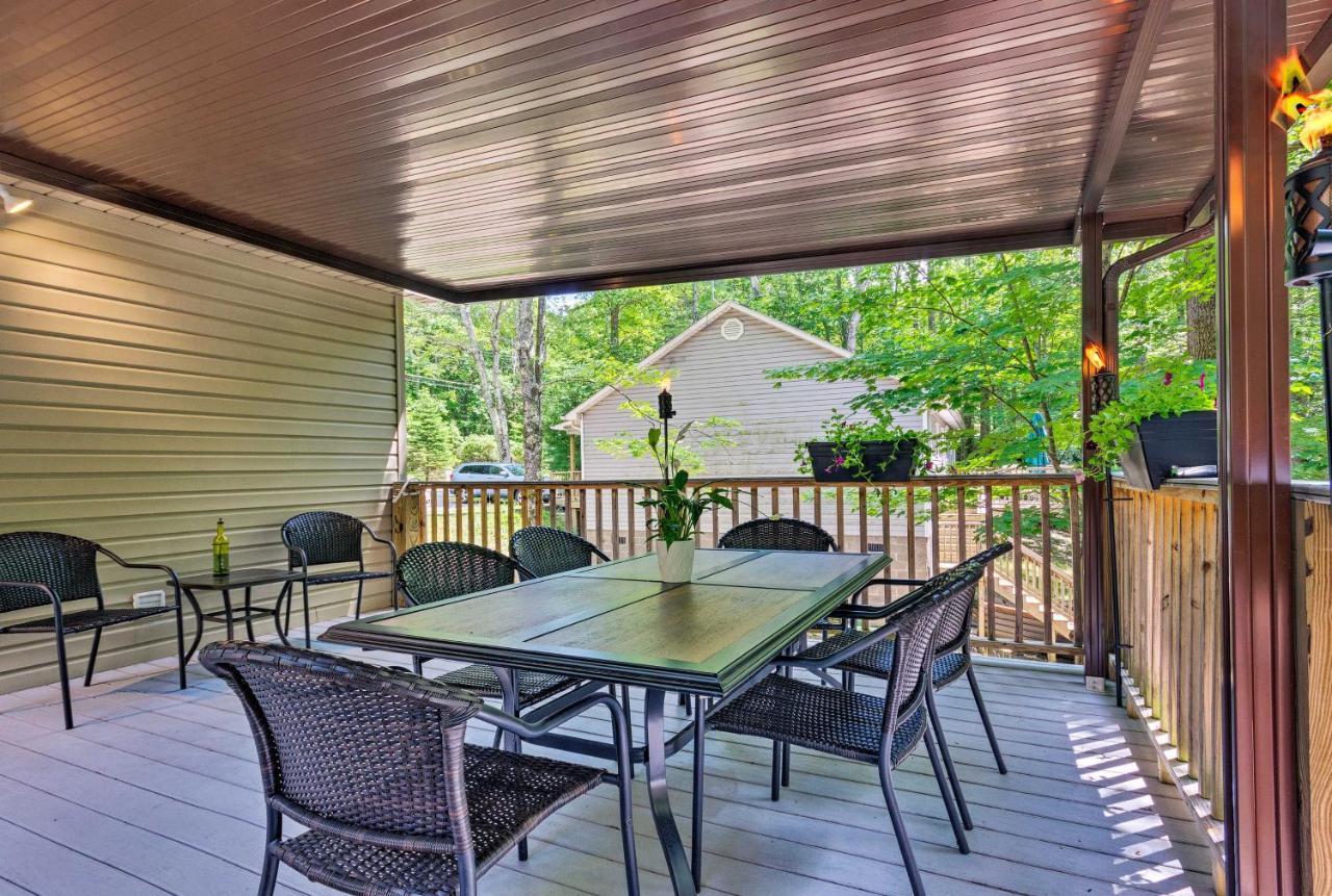 Beech Mountain Home With Covered Deck, Near Skiing! Ngoại thất bức ảnh